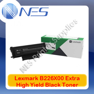 Lexmark Genuine B226X00 Extra High Yield BLACK Toner for B2236dw/MB2236adwe 6K Pages